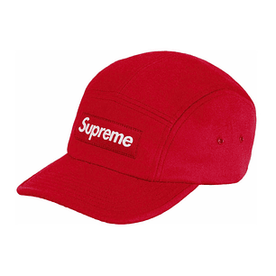 Supreme Washed Chino Twill Camp Red Cap