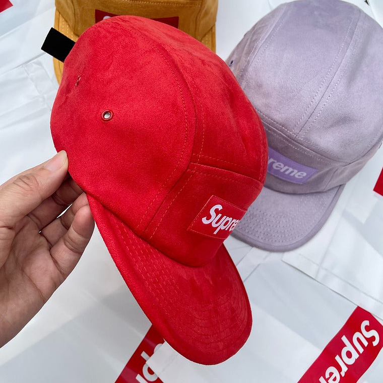Supreme Suede Camp Red Cap 2