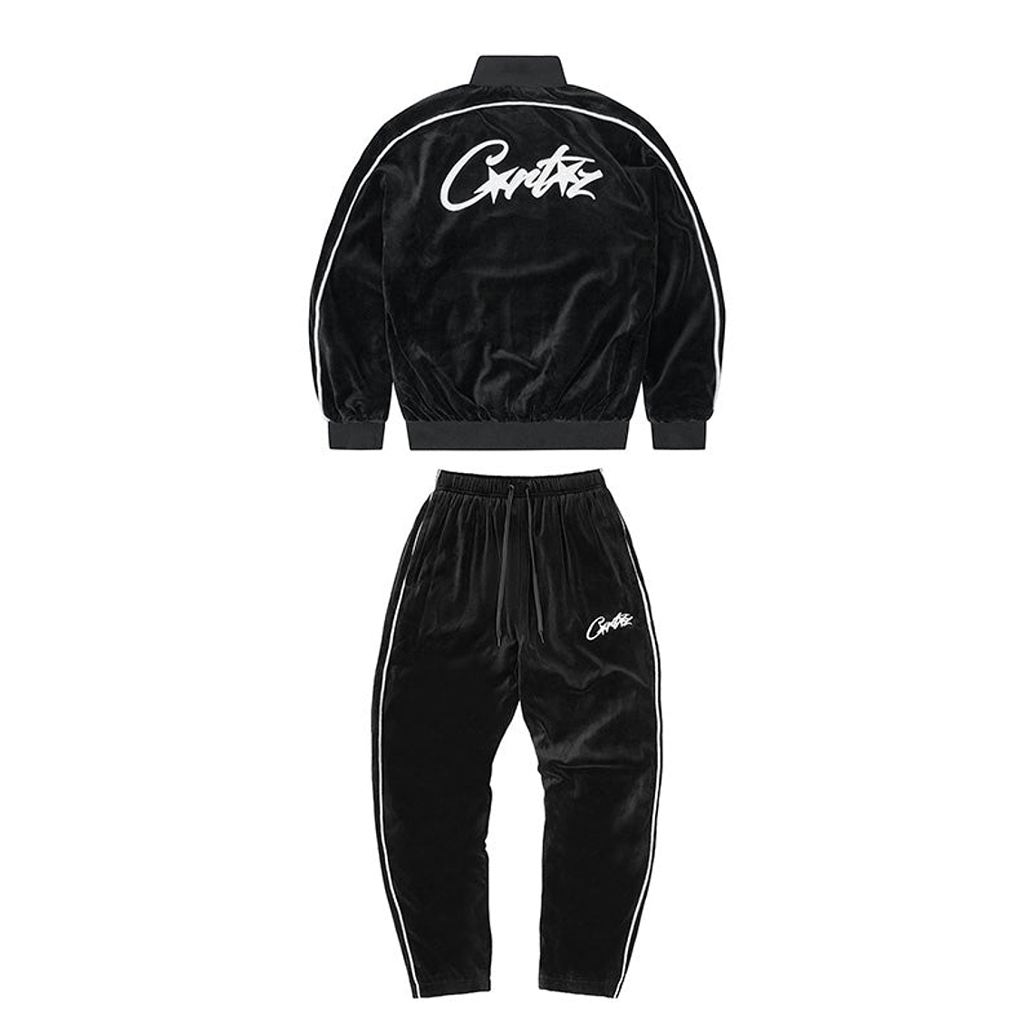 Corteiz Black Velour Set 1