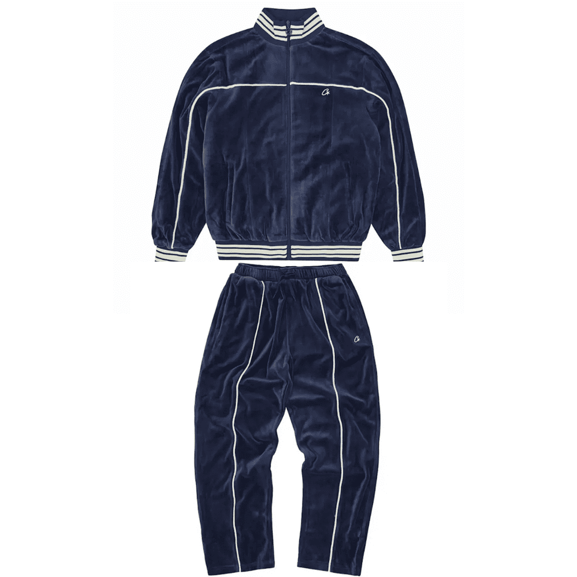 Corteiz Dark Blue Velour AMG Set 1