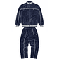 Corteiz Dark Blue Velour AMG Set - thumbnail 1