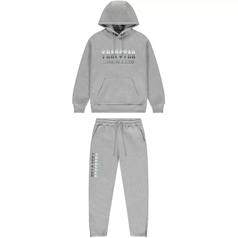 Trapstar Chenille Decoded 2.0 Grey/Ice Blue Set 1