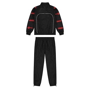 Trapstar Irongate 2.0 Shellsuit Red Black Set