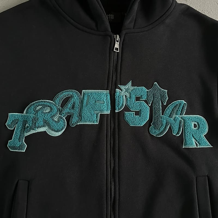 Trapstar Wildcard Chenille Blue Black Set 7
