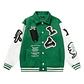 Louis Vuitton Varsity Leather Jacket Green - thumbnail 1