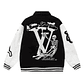 Louis Vuitton Varsity Leather Jacket Black & White - thumbnail 2