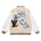 Louis Vuitton Leather Varsity Jacket White by Virgil Abloh - thumbnail 2