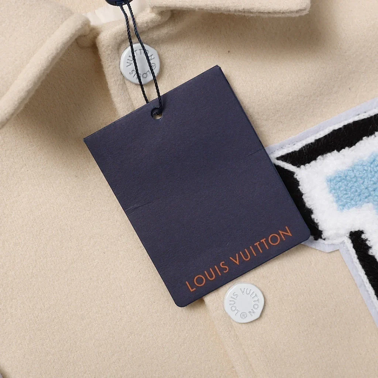 Louis Vuitton Leather Varsity Jacket White by Virgil Abloh 7