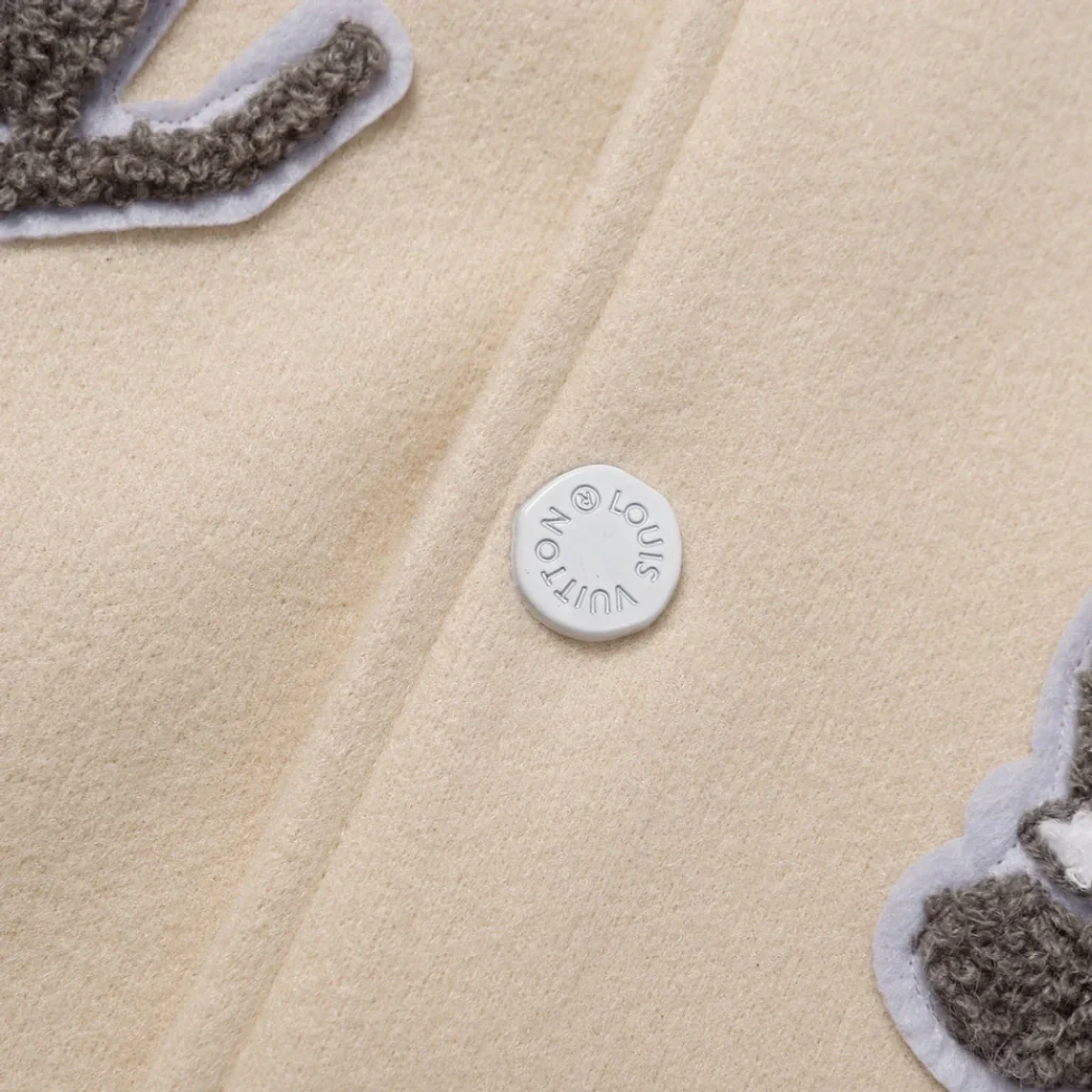 Louis Vuitton Leather Varsity Jacket White by Virgil Abloh 8