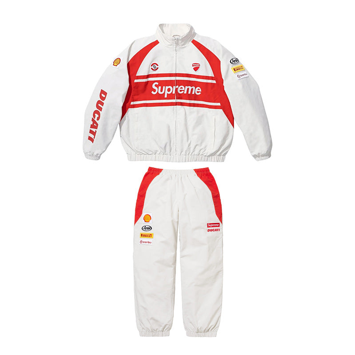 SUPREME x Ducati White Set 1