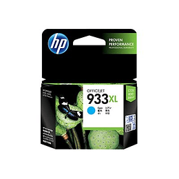 Cartucho de tinta HP 933XL color cian Alto rendimiento CN054AL
