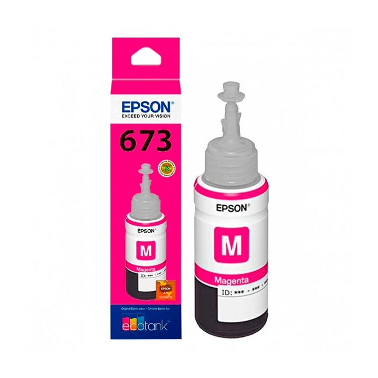 Botella de Tinta Epson T673 color Magenta T673320-AL 1