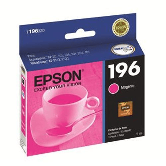 Epson T196 - cartucho de tinta magenta original 