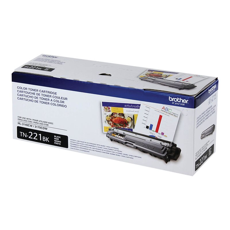 Cartucho de tóner Brother TN221BK negro 1