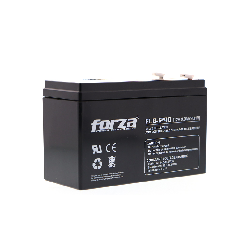 Batería para UPS Forza FUB-1290, Capacidad 9Ah, Voltaje 12V 1