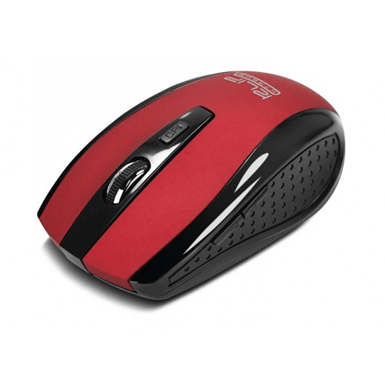 Klip Xtreme Klever mouse optical inalámbrico con 6-botones | nano USB (rojo)