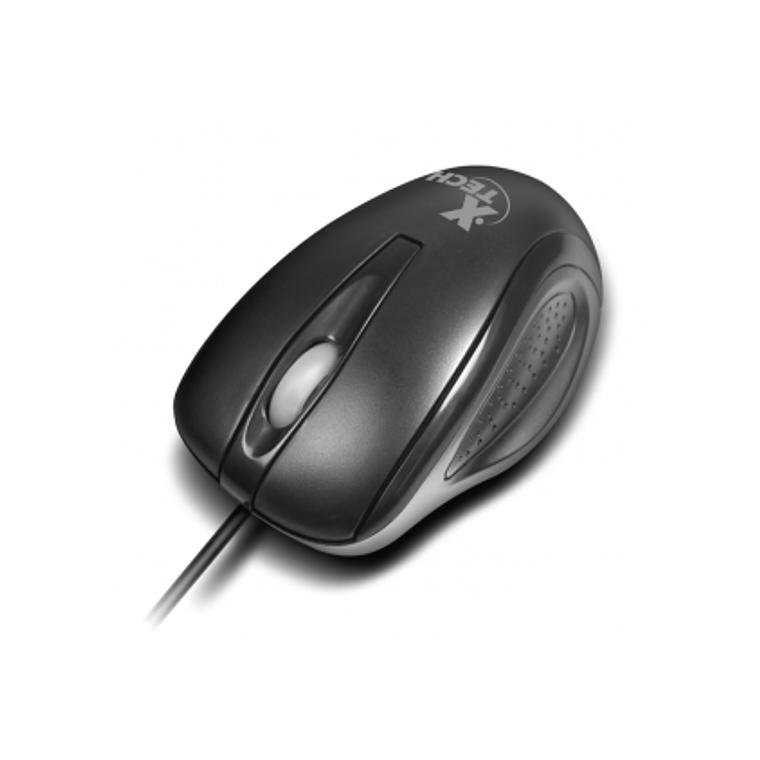 Mouse XTech con cable USB | 3 botones - Negro Optico 2