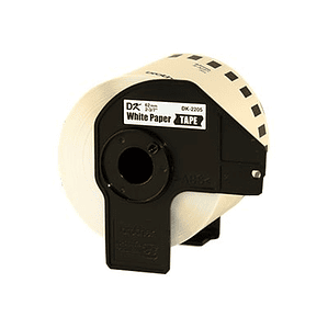 Cinta de impresion Brother DK2205 - Rollo (6,2 cm x 30,4 m)