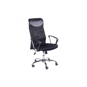 Silla Ejecutiva Xtech Turín con Reposabrazos (hasta 100kg, Negro)