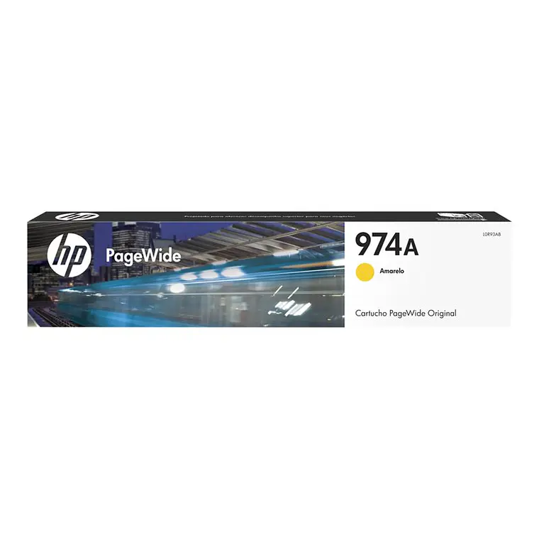 cartucho de tinta HP 974A color amarillo PageWide L0R93AL 1