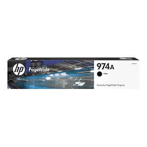 Cartucho de tinta HP 974A Color negro PageWide L0R96AL
