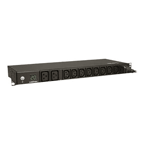 Tripp Lite PDU Metered 200V - 240V 20A 8 C13; 2 C19 C20 Horizontal 1URM - horizontal rackmount - unidad de distribución de potencia - 3.8 kW