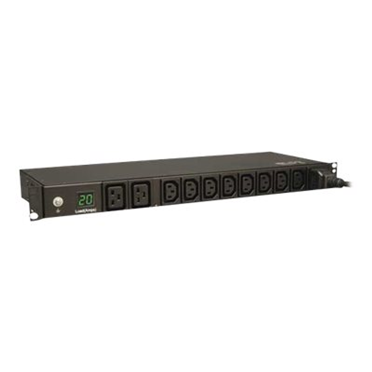 Tripp Lite PDU Metered 200V - 240V 20A 8 C13; 2 C19 C20 Horizontal 1URM - horizontal rackmount - unidad de distribución de potencia - 3.8 kW 1