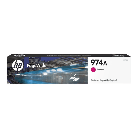 cartucho de tinta HP 974A color magenta PageWide L0R90AL