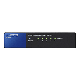 Switch 5 puertos 05b Linksys SE3005 - conmutador 10/100/1000 sin gestionar