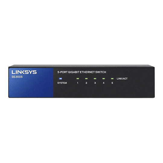 Switch 5 puertos 05b Linksys SE3005 - conmutador 10/100/1000 sin gestionar