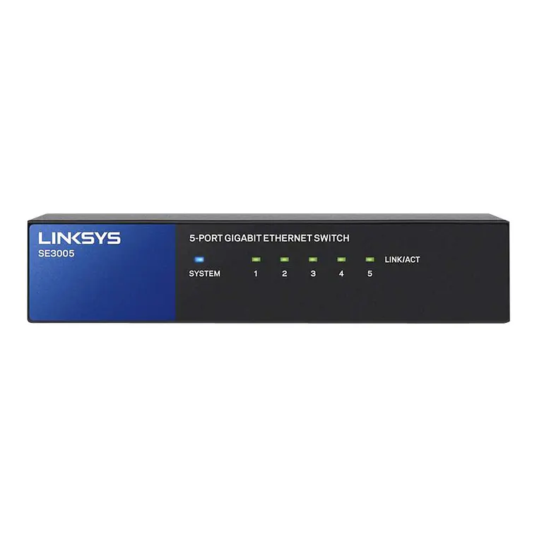 Switch 5 puertos 05b Linksys SE3005 - conmutador 10/100/1000 sin gestionar 1