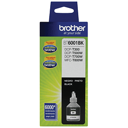 Botella de tinta Brother BT-6001BK color negro