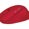 Mouse Inalambrico Logitech M280 Rojo Wireless 2.4GHz