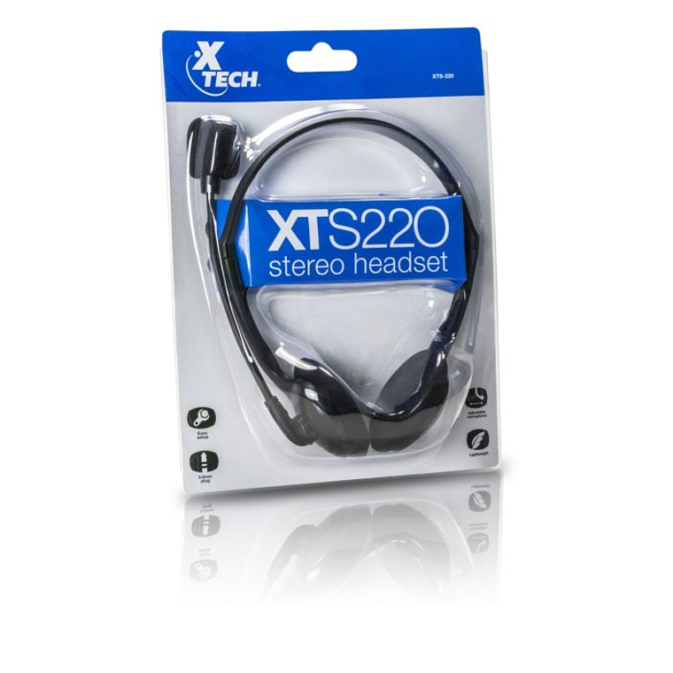 Auriculares Xtech XTS-220 Negro Con Micrófono 2