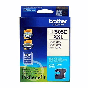 Cartucho de tinta Brother LC505C color Cian