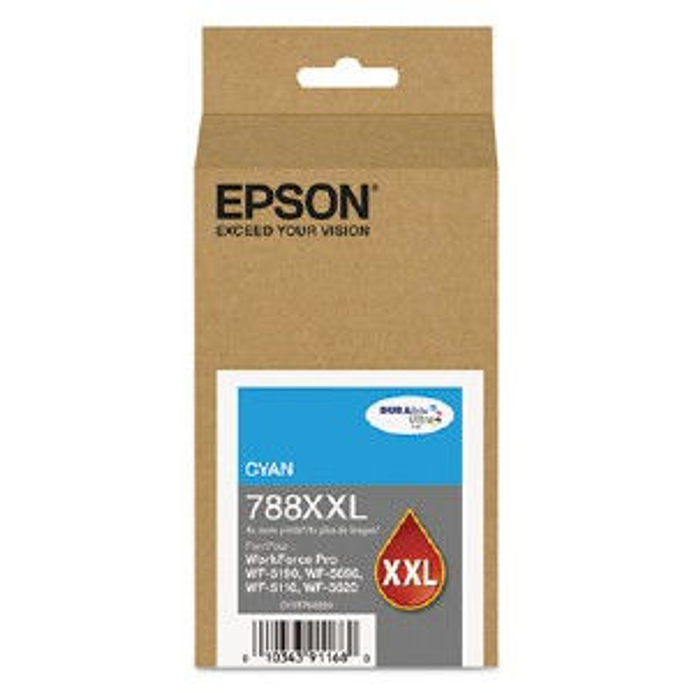 Cartucho de tinta Epson 788XXL color cian T788XXL220-AL 1