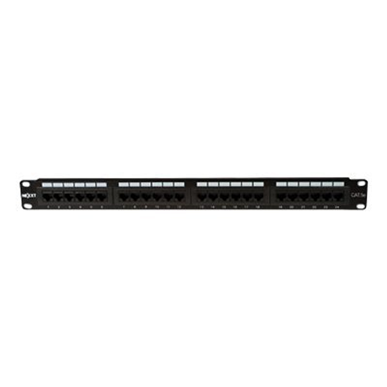 Patch Panel para Montaje en Rack Cat5e  19