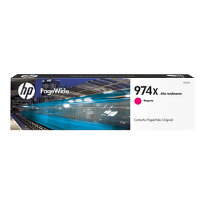 Cartucho de Tinta HP 974X color Magenta PageWide L0S02AL