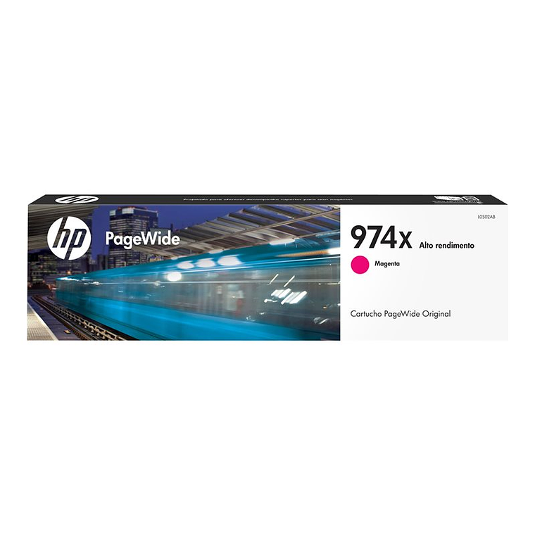 Cartucho de Tinta HP 974X color Magenta PageWide L0S02AL 1