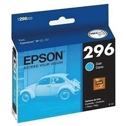 Cartucho de tinta Epson T296 color cian