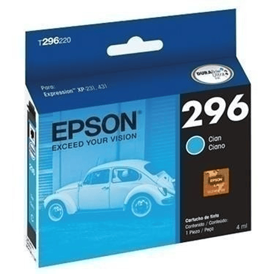 Epson T296 - cartucho de tinta cian - original