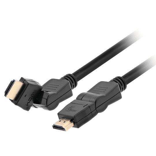 Xtech - Cable HDMI macho a HDMI macho giratorio y pivotante 1,8m