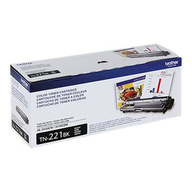 Cartucho de tóner Brother TN221BK negro 6