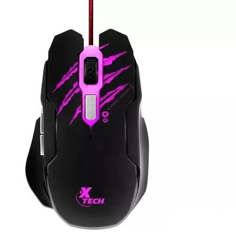 Mouse cableado USB - 6 Botones | 3200dpi 2