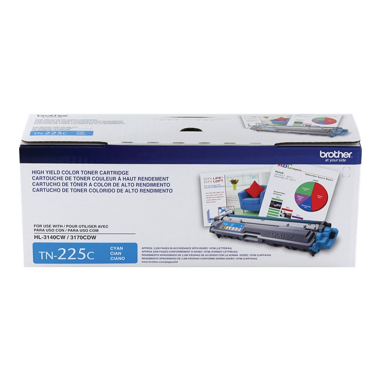 Cartucho de tóner Brother TN225C color cián 2