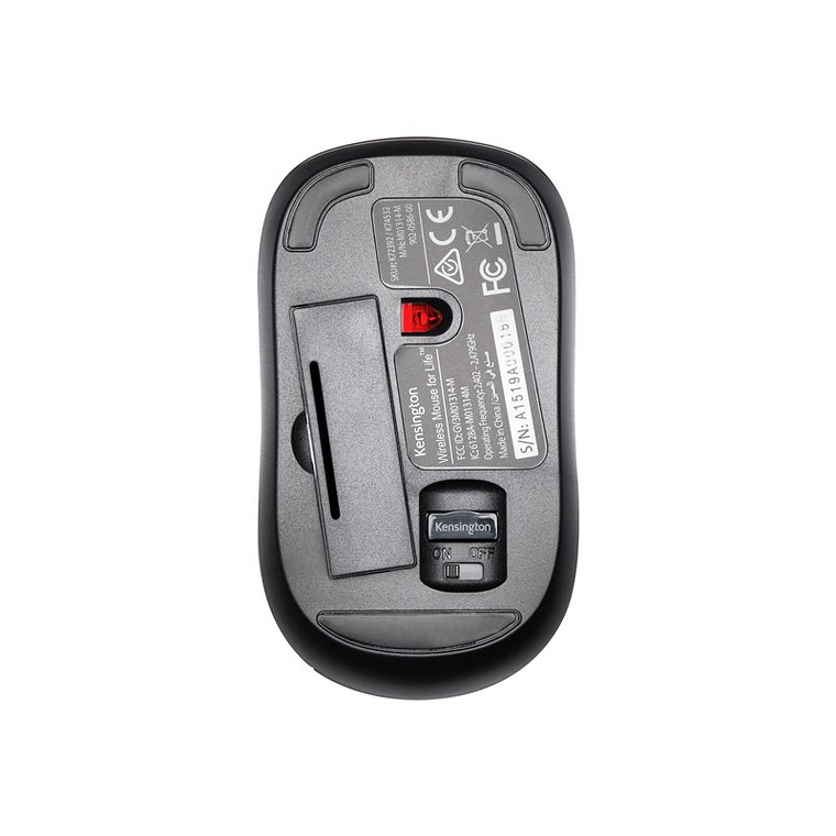 Kensington Mouse for Life - ratón - 2.4 GHz - negro 4