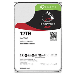 Disco duro 12TB interno | Ironwolf NAS 3.5“ SATA 3 7200 Rpm