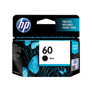 Cartucho de tinta HP 60 color negro original CC640WL