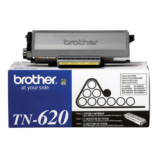 Brother TN620 - negro - original - cartucho de tóner
