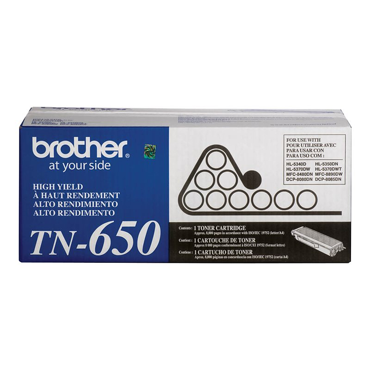 Cartucho de tóner Brother TN650 negro 2